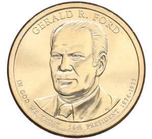 1 доллар 2016 года (P) США «38-й президент США Джеральд Форд»