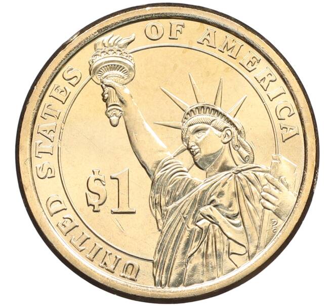 Монета 1 доллар 2016 года (P) США «38-й президент США Джеральд Форд» (Артикул: M2-90353) — Фото №2