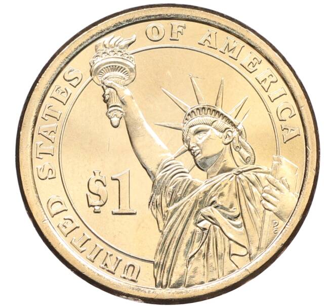 Монета 1 доллар 2016 года (P) США «38-й президент США Джеральд Форд» (Артикул: M2-90355) — Фото №2