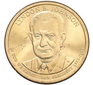 1 доллар 2015 года (P) США «36-й президент США Линдон Джонсон» — Фото №1