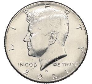 1/2 доллара (50 центов) 2021 года D США — Фото №1
