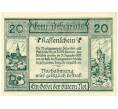 Банкнота 20 геллеров 1920 года Австрия — Шайбс (Нотгельд) (Артикул: B2-14687) — Фото №2