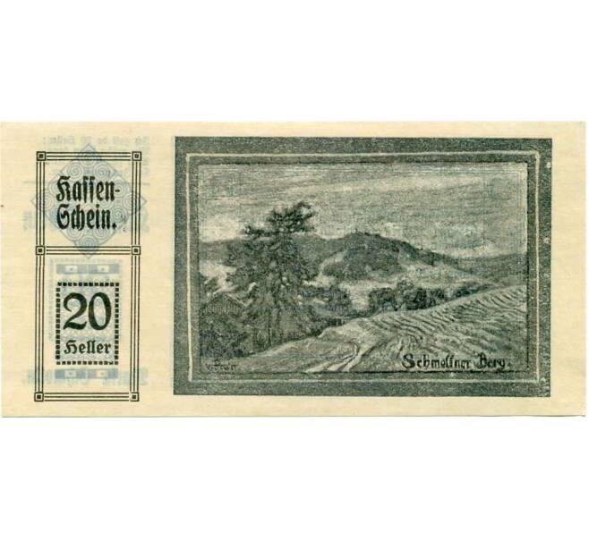 Банкнота 20 геллеров 1920 года Австрия — Коммуна Мария-Шмольн (Нотгельд) (Артикул: B2-14759) — Фото №1