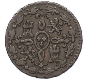 2 мараведи 1833 года Испания — Фото №2