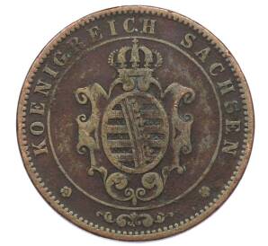 5 пфеннигов 1862 года Саксония — Фото №2