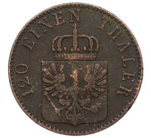 3 пфеннига 1851 года A Пруссия — Фото №2