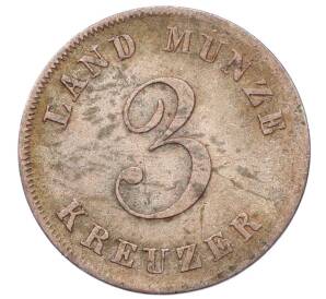 3 крейцера 1835 года Саксен-Кобург-Гота — Фото №1