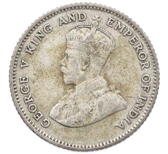 Монета 10 центов 1927 года Стрейтс Сетлментс (Артикул: K10-5657) — Фото №2