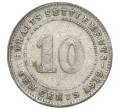 Монета 10 центов 1919 года Стрейтс Сетлментс (Артикул: K10-5660) — Фото №1