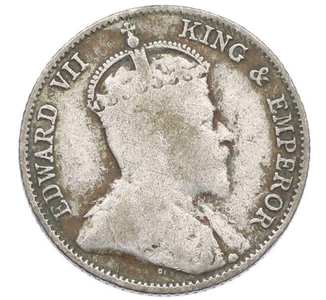 Монета 10 центов 1910 года Стрейтс Сетлментс (Артикул: K10-5676) — Фото №2