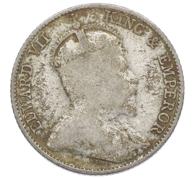 Монета 10 центов 1910 года Стрейтс Сетлментс (Артикул: K10-5678) — Фото №2