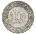 Монета 10 центов 1910 года Стрейтс Сетлментс (Артикул: K10-5679) — Фото №1