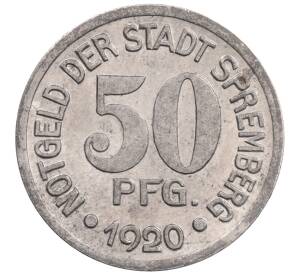 50 пфеннигов 1920 года Германия — город Шпремберг (Нотгельд) — Фото №2