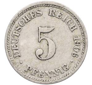 5 пфеннигов 1906 года D Германия — Фото №1
