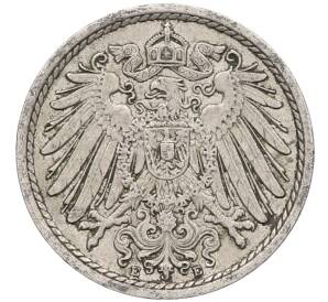 5 пфеннигов 1913 года E Германия — Фото №2