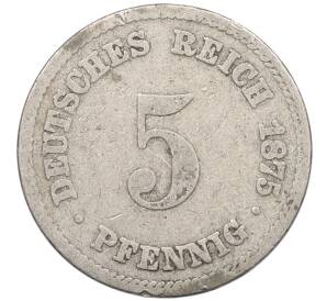 5 пфеннигов 1875 года A Германия — Фото №1