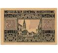 Банкнота 20 геллеров 1920 года Австрия — Мархтренк (Нотгельд) (Артикул: B2-14805) — Фото №1