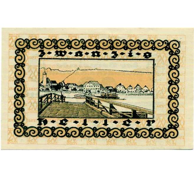 Банкнота 20 геллеров 1920 года Австрия — Коммуна Марбах (Нотгельд) (Артикул: B2-14814) — Фото №2