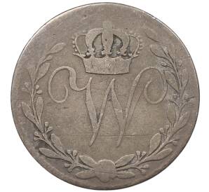 6 крейцеров 1818 года Вюртемберг — Фото №2