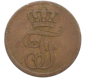 3 пфеннига 1843 года Мекленбург-Шверин — Фото №2