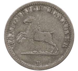 1 грош 1862 года Ганновер — Фото №2