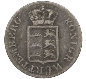 3 крейцера 1841 года Вюртемберг — Фото №2