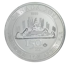 5 долларов 2017 года Канада — 150 лет Конфедерации Канада — Фото №1