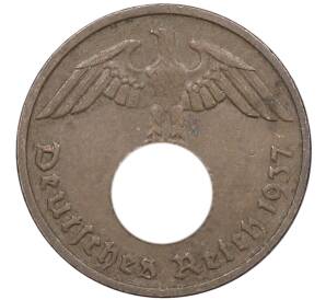 2 рейхспфеннига 1937 года D Германия — Фото №1