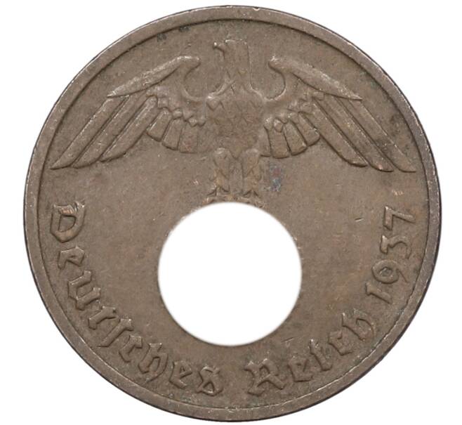 Монета 2 рейхспфеннига 1937 года D Германия (Артикул: K10-5825) — Фото №1