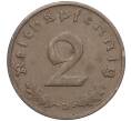 Монета 2 рейхспфеннига 1937 года D Германия (Артикул: K10-5825) — Фото №2