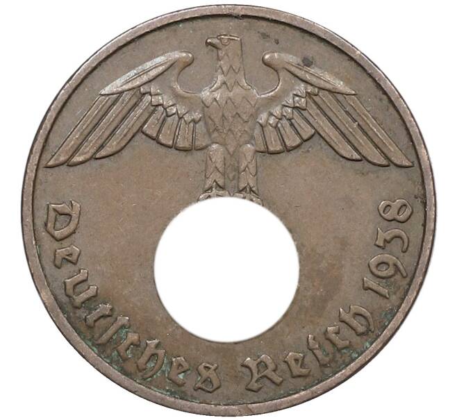 Монета 2 рейхспфеннига 1938 года E Германия (Артикул: K10-5833) — Фото №1