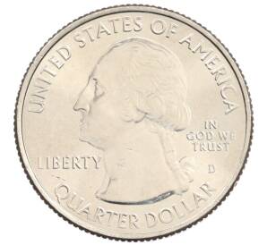 1/4 доллара (25 центов) 2020 года D США «Национальные парки — №55 Национальный заповедник Таллграсс Прейри» — Фото №2