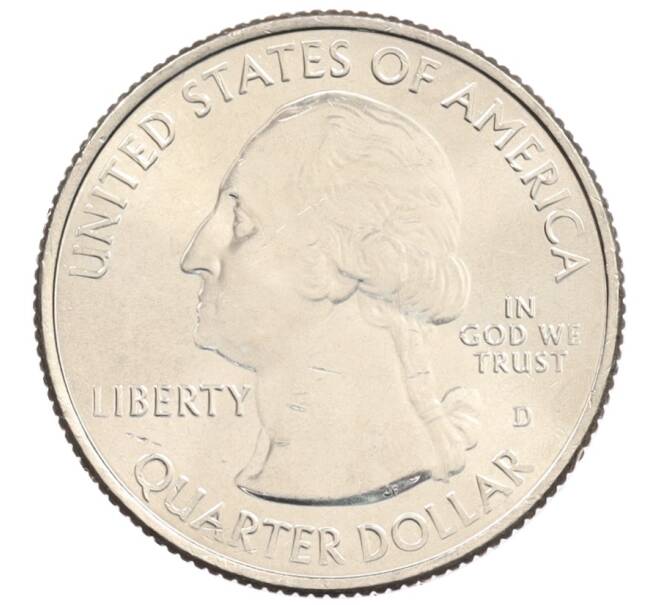 Монета 1/4 доллара (25 центов) 2020 года D США «Национальные парки — №55 Национальный заповедник Таллграсс Прейри» (Артикул: M2-90442) — Фото №2
