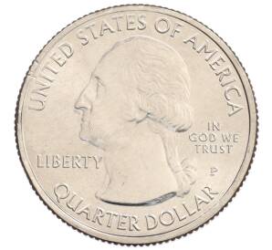 1/4 доллара (25 центов) 2017 года P США «Национальные парки — №37 Национальное историческое место Фредерика Дугласа» — Фото №2