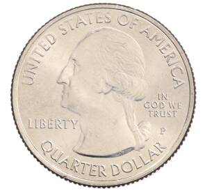 1/4 доллара (25 центов) 2017 года P США «Национальные парки — №37 Национальное историческое место Фредерика Дугласа» — Фото №2