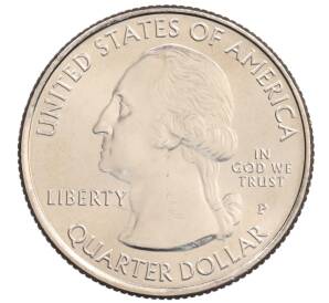 1/4 доллара (25 центов) 2011 года P США «Национальные парки — №10 Рекреационная зона Чикасо» — Фото №2