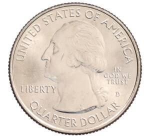 1/4 доллара (25 центов) 2013 года D США «Национальные парки — №19 Форт Мак-Генри» — Фото №2