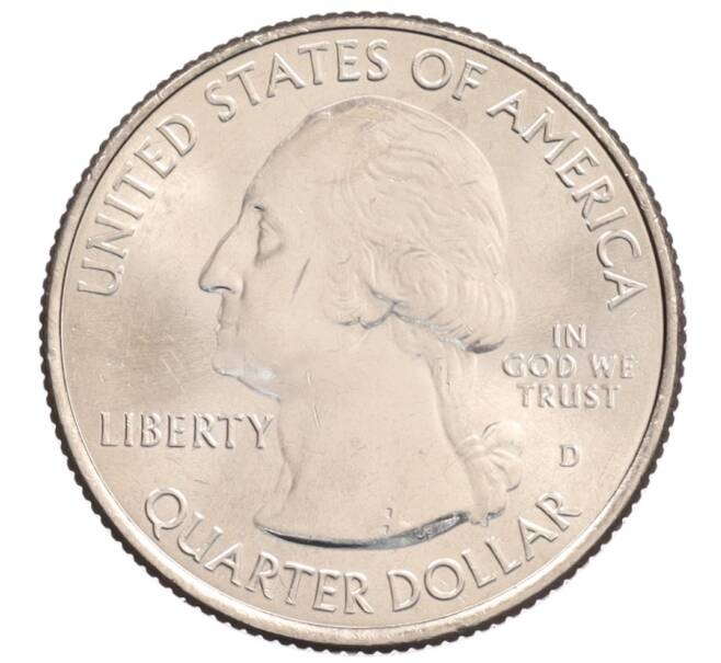 Монета 1/4 доллара (25 центов) 2013 года D США «Национальные парки — №19 Форт Мак-Генри» (Артикул: M2-90471) — Фото №2