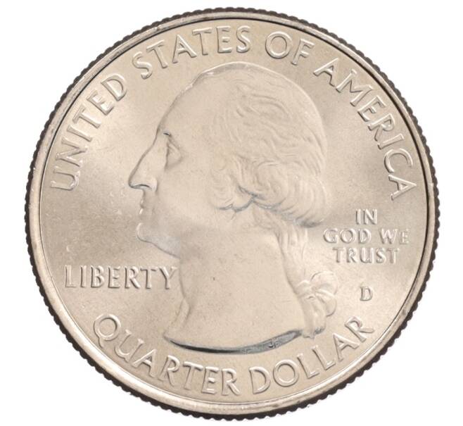 Монета 1/4 доллара (25 центов) 2013 года D США «Национальные парки — №19 Форт Мак-Генри» (Артикул: M2-90472) — Фото №2