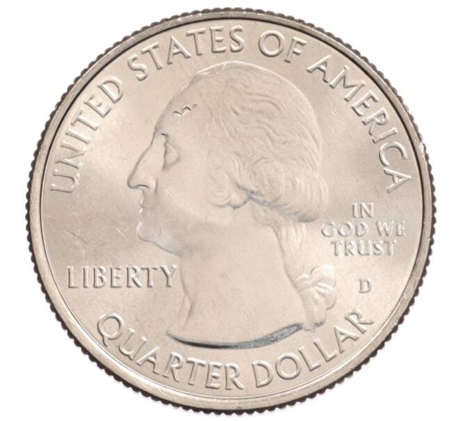 Монета 1/4 доллара (25 центов) 2013 года D США «Национальные парки — №19 Форт Мак-Генри» (Артикул: M2-90473) — Фото №2