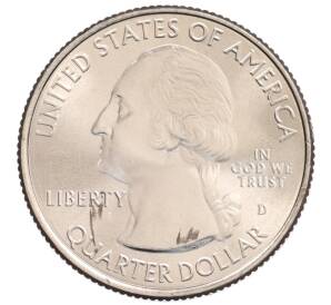 1/4 доллара (25 центов) 2013 года D США «Национальные парки — №19 Форт Мак-Генри» — Фото №2