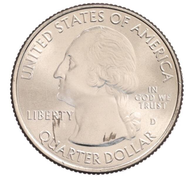 Монета 1/4 доллара (25 центов) 2013 года D США «Национальные парки — №19 Форт Мак-Генри» (Артикул: M2-90474) — Фото №2