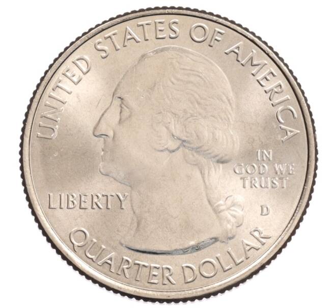 Монета 1/4 доллара (25 центов) 2013 года D США «Национальные парки — №19 Форт Мак-Генри» (Артикул: M2-90475) — Фото №2