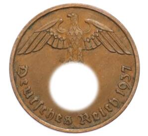 2 рейхспфеннига 1937 года F Германия — Фото №1