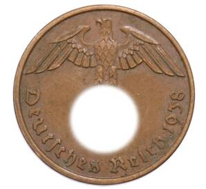 2 рейхспфеннига 1938 года A Германия — Фото №1