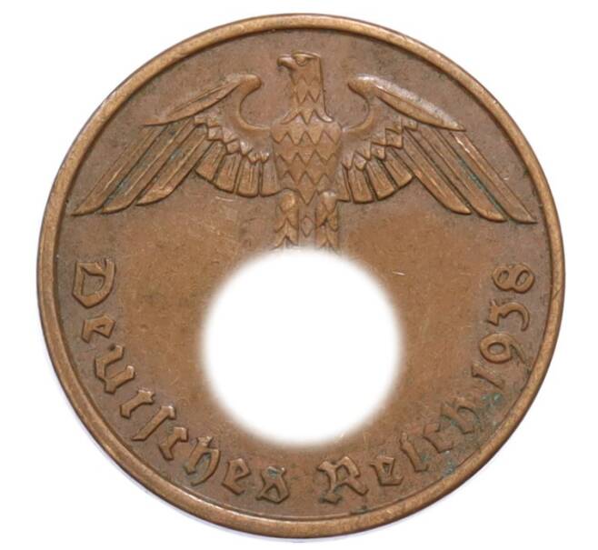 Монета 2 рейхспфеннига 1938 года A Германия (Артикул: K10-5844) — Фото №1