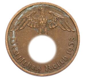 2 рейхспфеннига 1938 года A Германия — Фото №1