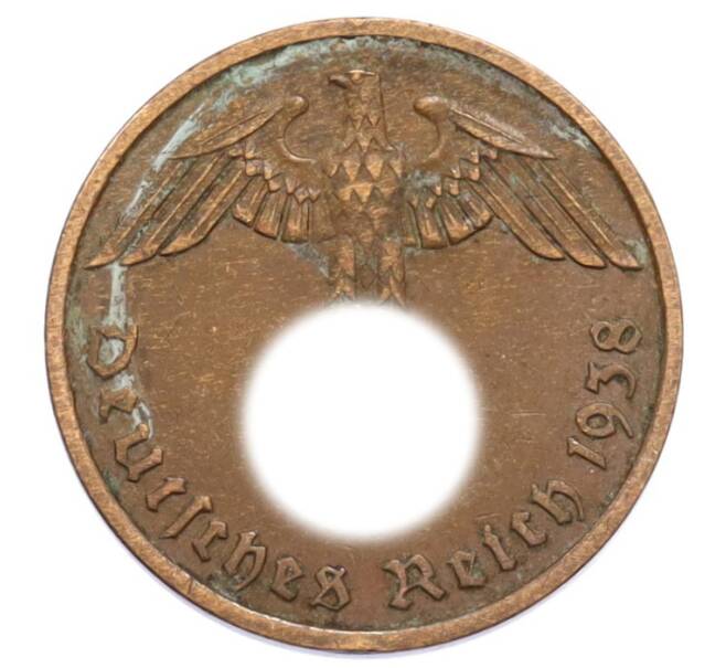 Монета 2 рейхспфеннига 1938 года A Германия (Артикул: K10-5848) — Фото №1