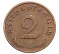 Монета 2 рейхспфеннига 1939 года A Германия (Артикул: K10-5849) — Фото №2