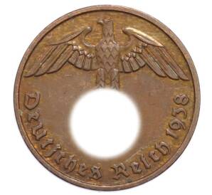 2 рейхспфеннига 1938 года F Германия — Фото №1